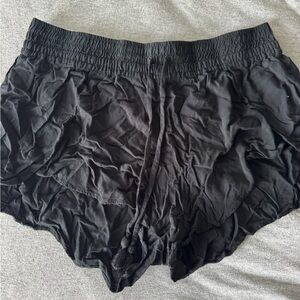 aerie black shorts